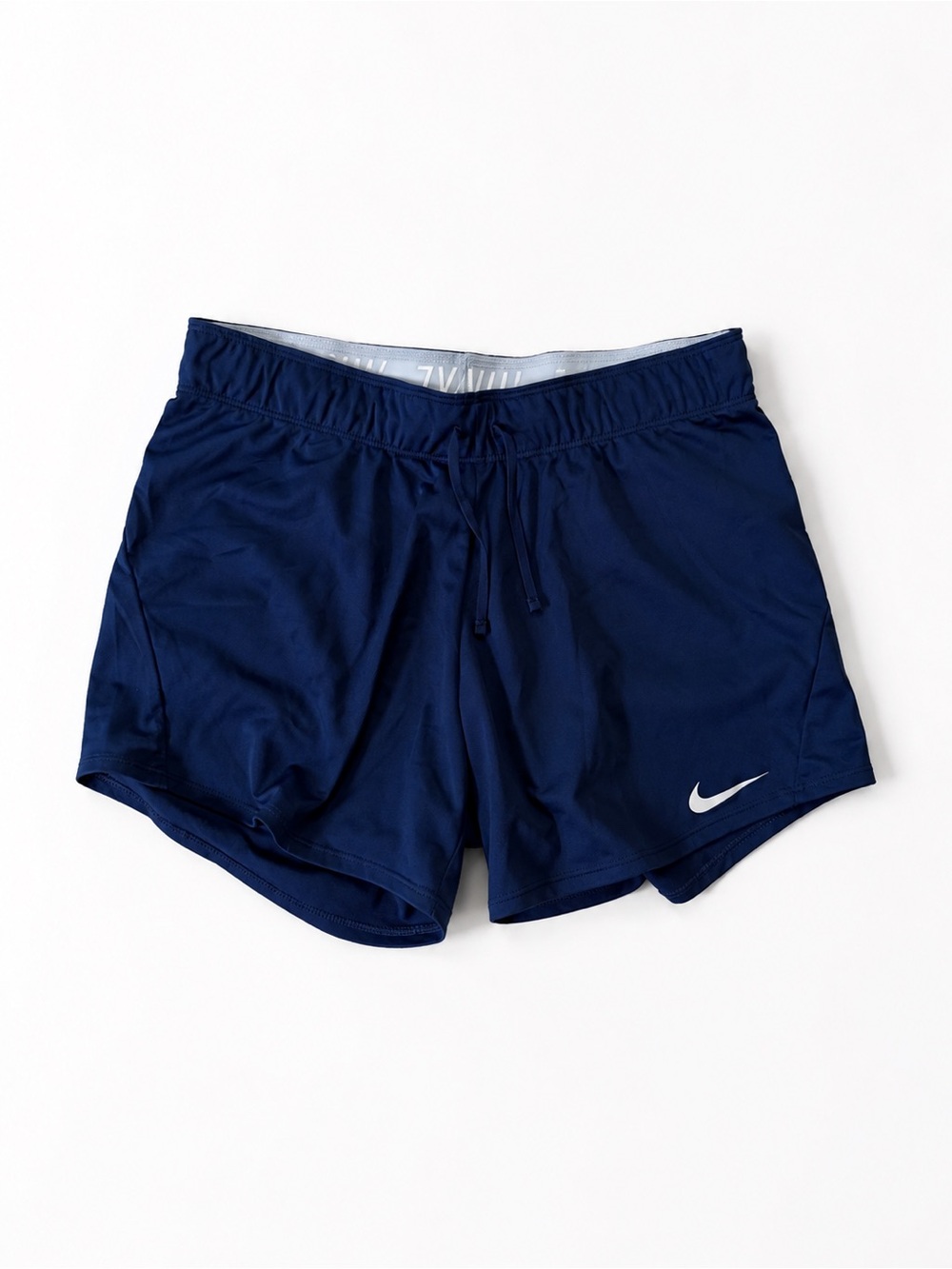 Nike Women's Navy Athletic Running Shorts with Drawstring
